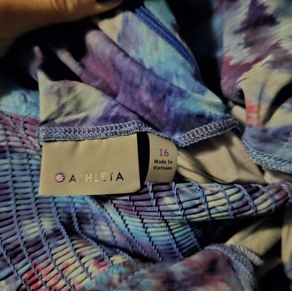 Athleta Womens Halter Dress Pack Everywhere Backless V-Neck Stretch Size 16 - Picture 5 of 5